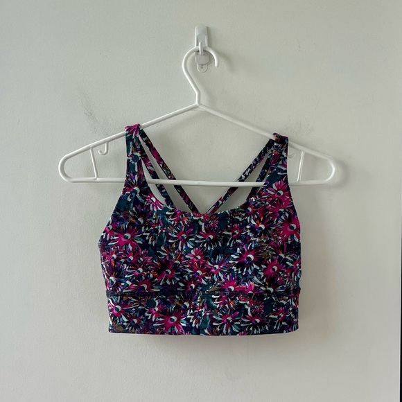 Lululemon Energy Longline Bra *Medium Support, B–D Cups
Floral Electric Multi - Picture 6 of 8